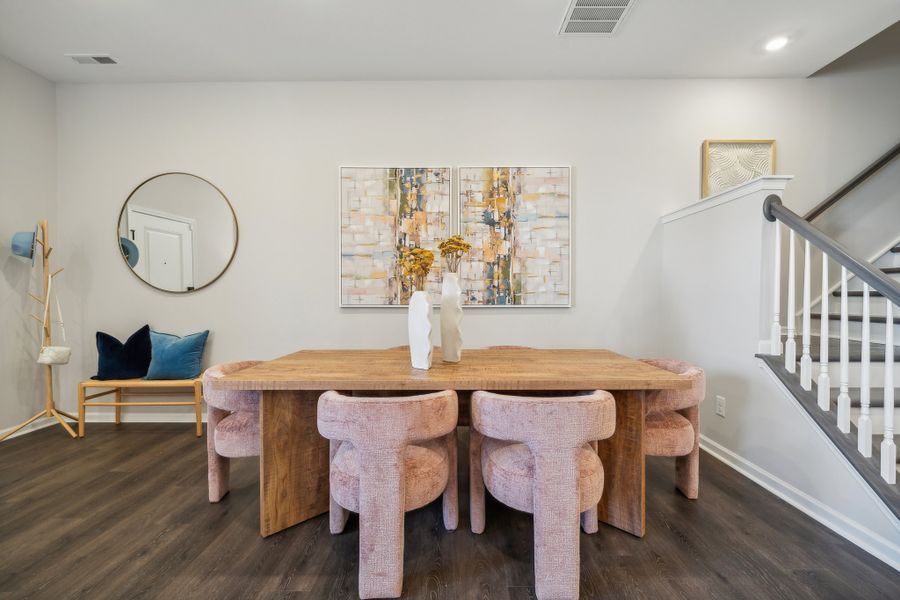 Representative furnished interior of a home built from the Aspen by Taylor Morrison in Indian Trail Townhomes, Indian Trail (Image 10).