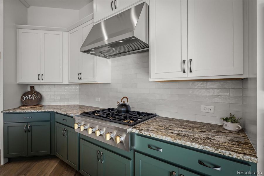 Furnished interior view inside a new home in Cloverleaf - Pinnacle Collection, Monument (Image 9).