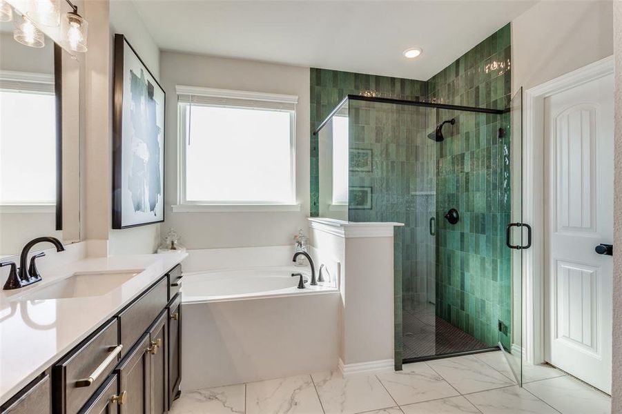 Furnished interior view inside a new home in , Haslet (Image 15).