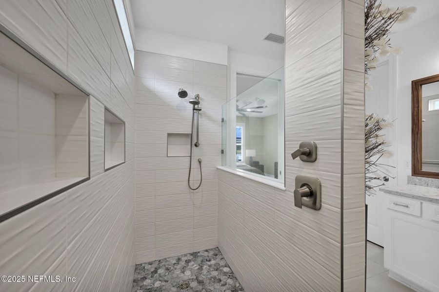 Furnished interior view inside a new home in , Jacksonville (Image 7). Furnished interior view inside a new home in , Jacksonville (Image 7).