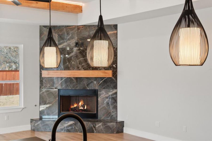 Close-up of interior finishes inside a home in , Red Oak (Image 14).