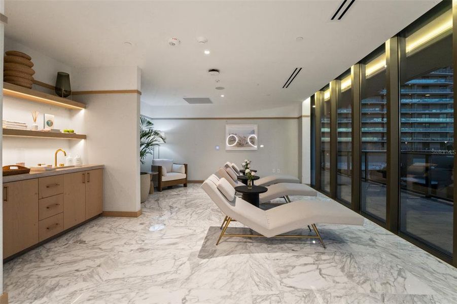 Furnished interior view inside a new home in , Tampa (Image 19).