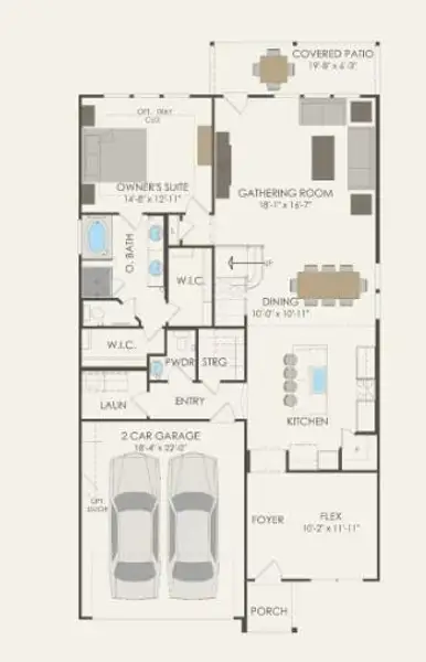 Pulte Homes, Hamilton floor plan