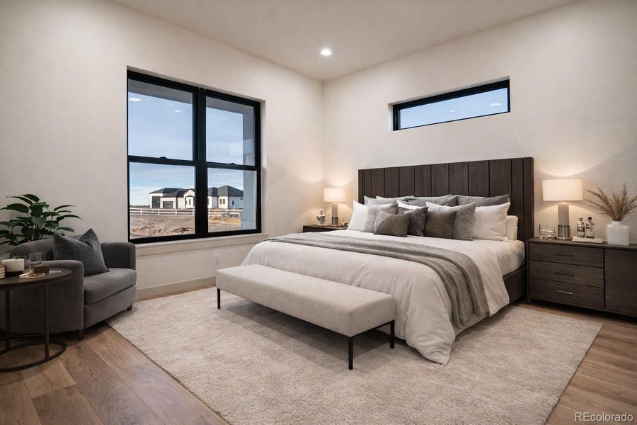 Furnished interior view inside a new home in , Keenesburg (Image 5).