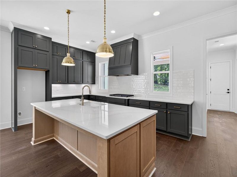 Furnished interior view inside a new home in , Suwanee (Image 5).