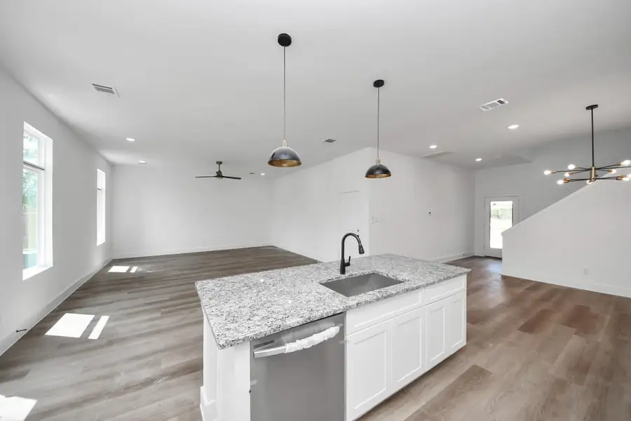 Furnished interior view inside a new home in , Huffman (Image 14).