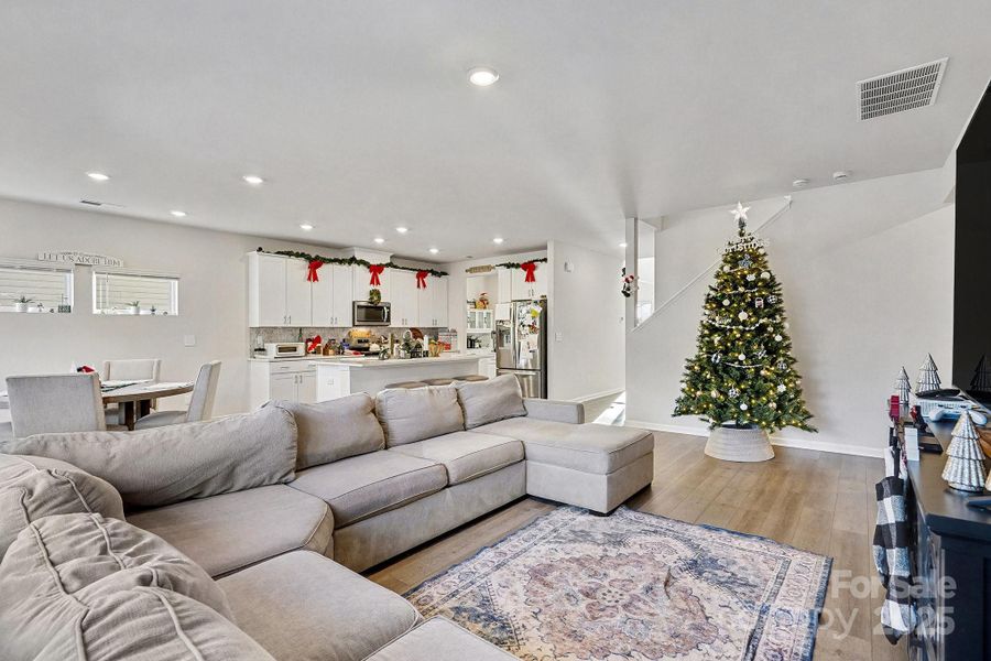 Furnished interior view inside a new home in Shepherds Landing, Mooresville (Image 12).