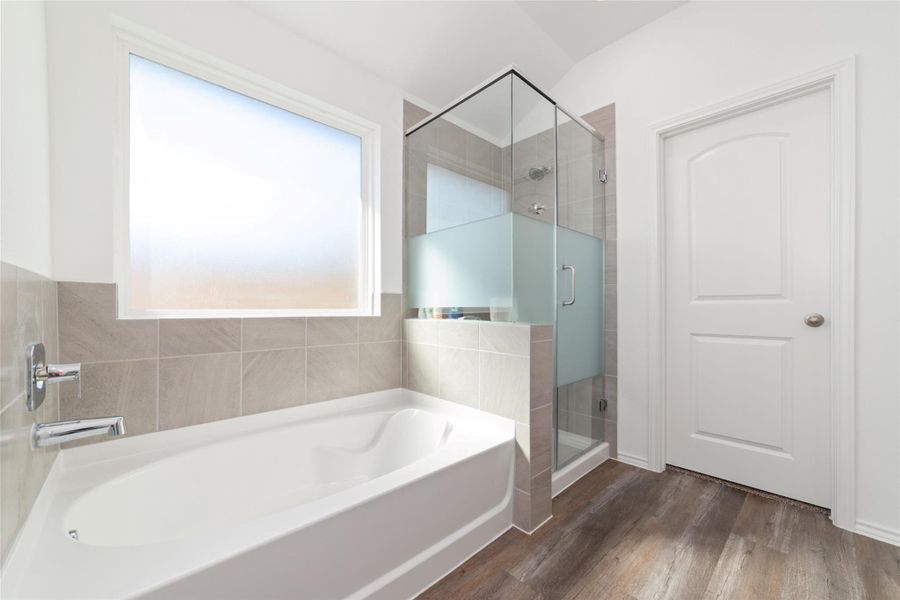 Furnished interior view inside a new home in Sunterra, Katy (Image 10).