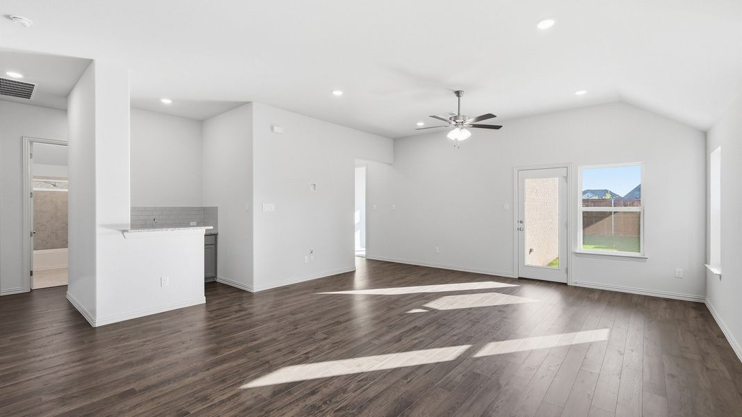 Furnished interior view inside a new home in Wildflower Ranch, Fort Worth (Image 9).