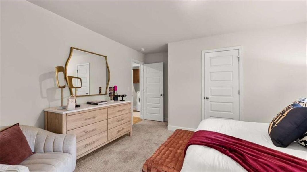 Furnished interior view inside a new home in Heritage Pointe, Senoia (Image 48).