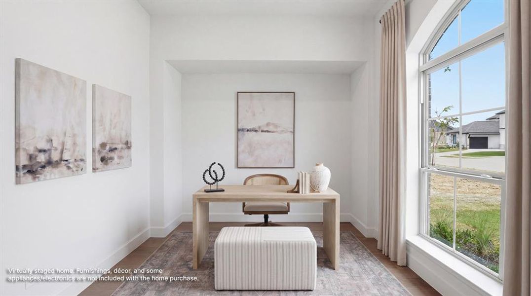 Furnished interior view inside a new home in Talon Hills, Fort Worth (Image 11).