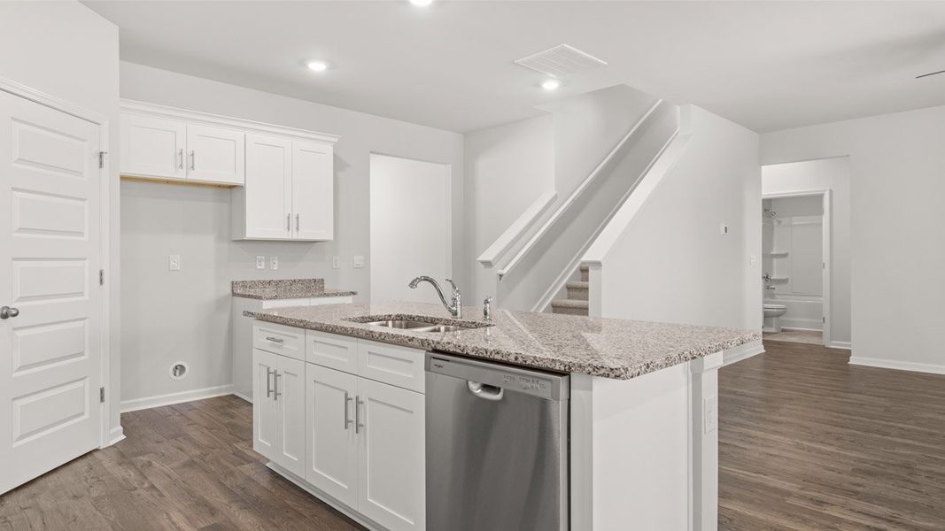 Furnished interior view inside a new home in Southwind Village, Evans (Image 8). Furnished interior view inside a new home in Southwind Village, Evans (Image 8).