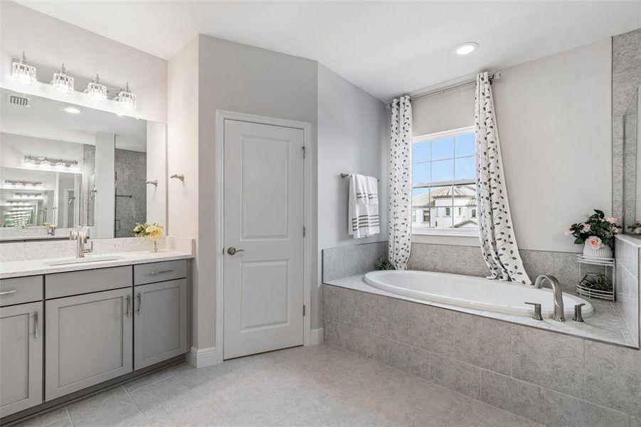 Furnished interior view inside a new home in Mirada, San Antonio (Image 35).