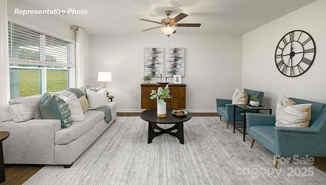 Furnished interior view inside a new home in Villages of Maiden, Maiden (Image 13).