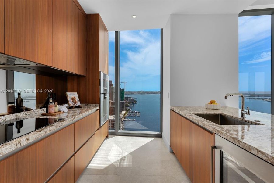 Furnished interior view inside a new home in , Miami (Image 22).