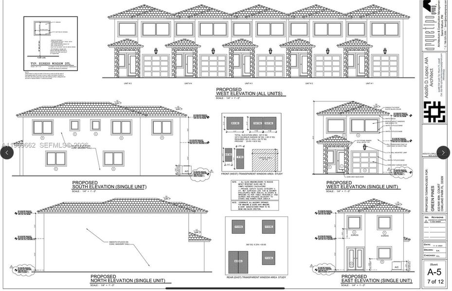Exterior rendering of this home design in , Oakland Park, FL (Image 4).