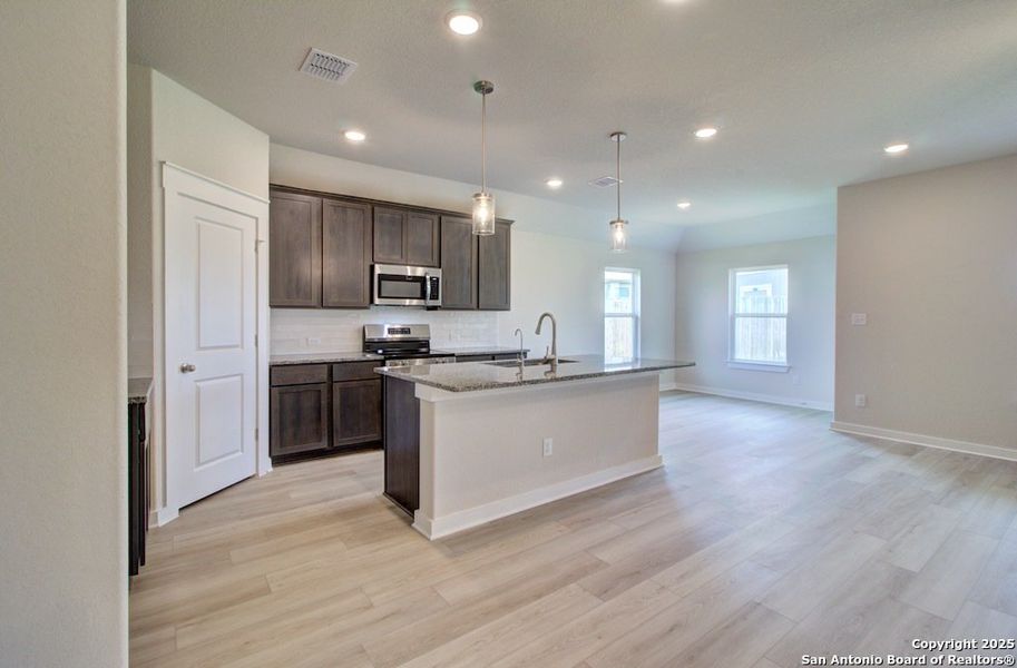 Furnished interior view inside a new home in Cloud Country, New Braunfels (Image 3).