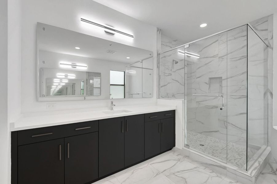 Furnished interior view inside a new home in , Boca Raton (Image 18).