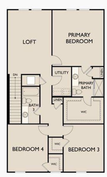 2nd Floorplan -Photo is a Rendering.  Please contact On-Site for any questions or information.