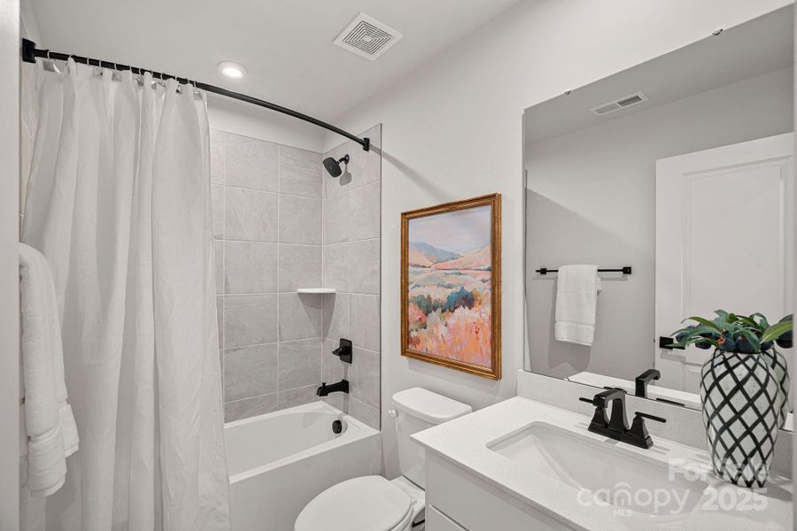 Furnished interior view inside a new home in , Charlotte (Image 11).