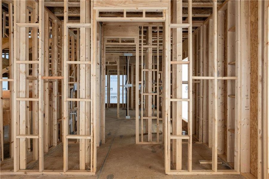 In-progress construction of a new home in , Fairburn, GA (Image 21).