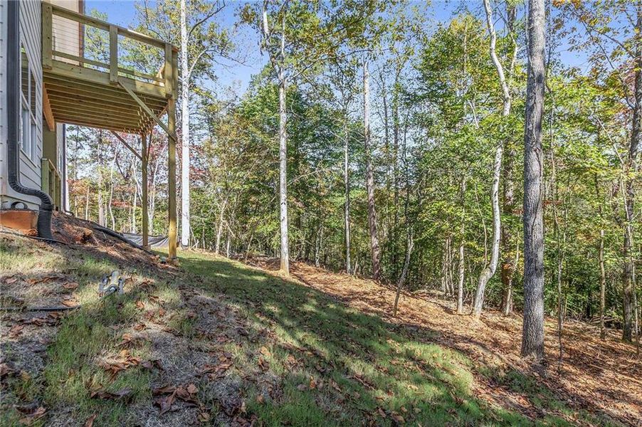 Exterior details and patio area of a home in , Cornelia (Image 3). Exterior details and patio area of a home in , Cornelia (Image 3).