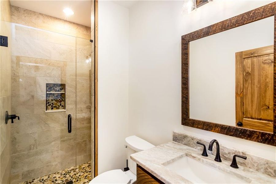 Furnished interior view inside a new home in , Talking Rock (Image 17).