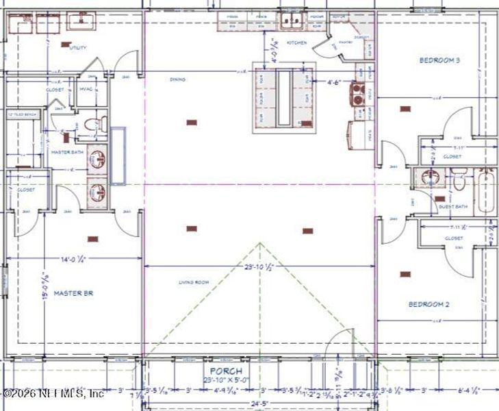 2D floor plan layout of this home in , Hampton, FL (Image 2). 2D floor plan layout of this home in , Hampton, FL (Image 2).
