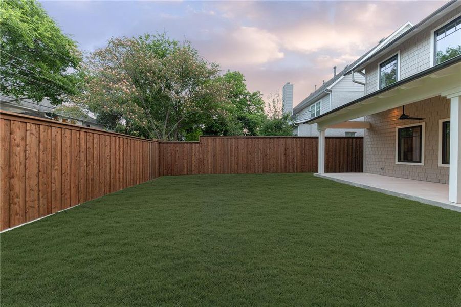 Exterior details and patio area of a home in , Dallas (Image 3). Exterior details and patio area of a home in , Dallas (Image 3).