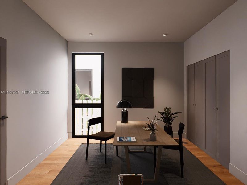 Furnished interior view inside a new home in , Hollywood (Image 7).