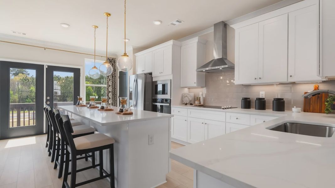 Furnished interior view inside a new home in Silverock, McDonough (Image 9).