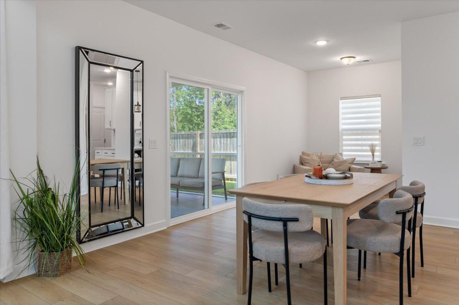 Furnished interior view inside a new home in , Charleston (Image 33).