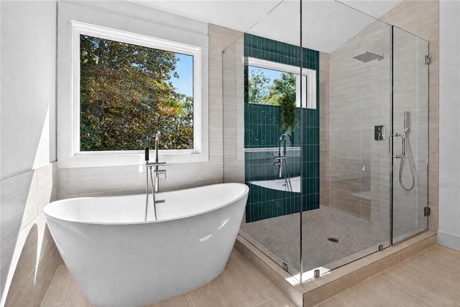 Furnished interior view inside a new home in , Atlanta (Image 30).