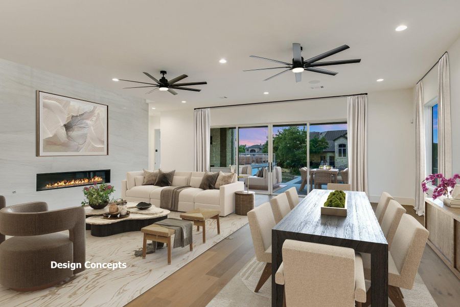 Furnished interior view inside a new home in , Horseshoe Bay (Image 5).