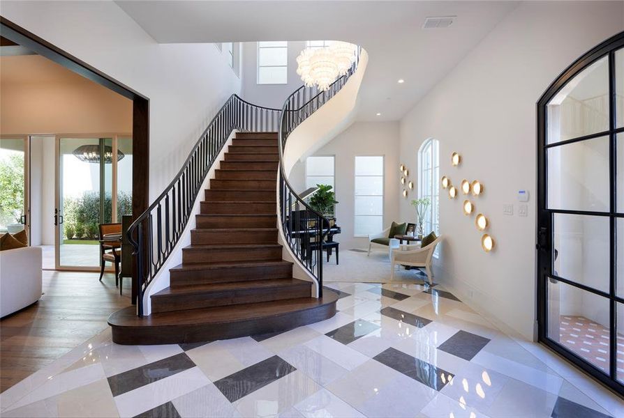 Furnished interior view inside a new home in , Southlake (Image 30).