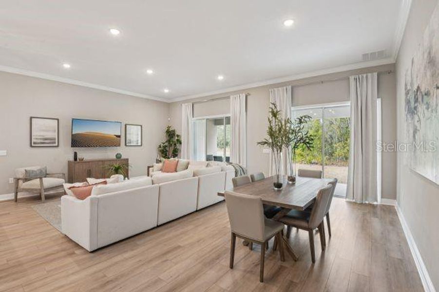 Furnished interior view inside a new home in , Groveland (Image 25).