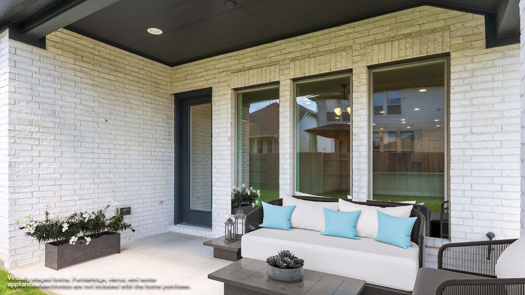 View of patio with an outdoor living space View of patio with an outdoor living space