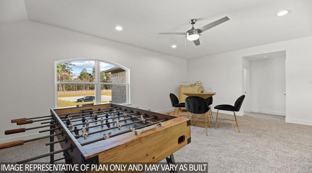 Furnished interior view inside a new home in River Ranch Estates, Dayton (Image 22).