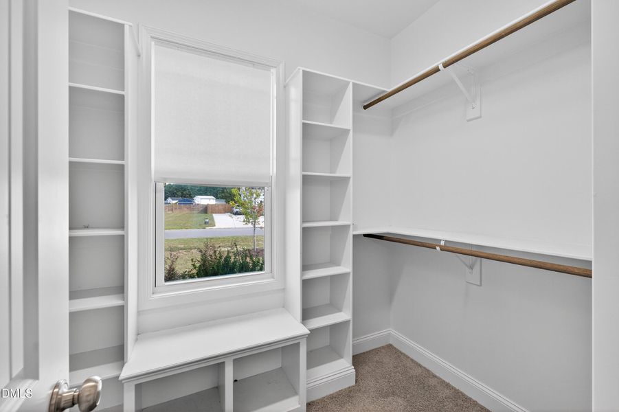 Primary closet Primary closet