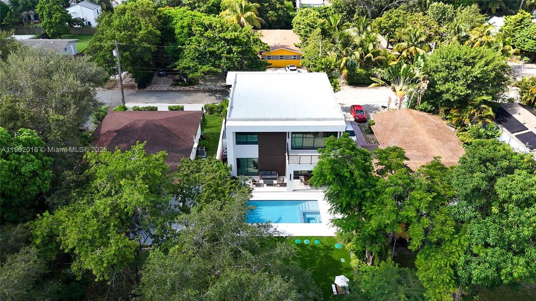 Exterior details and patio area of a home in , Miami (Image 4). Exterior details and patio area of a home in , Miami (Image 4).