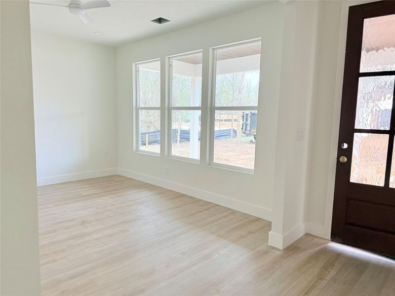 Entrance foyer current stage of construction.