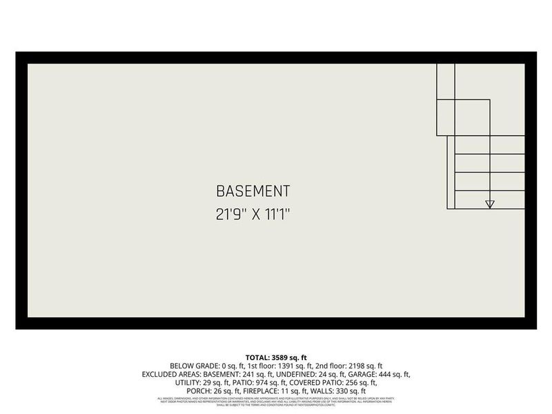 2D floor plan layout of this home in , Gainesville, GA (Image 4).