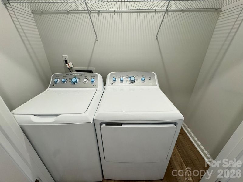 Laundry Room with included washer dryer