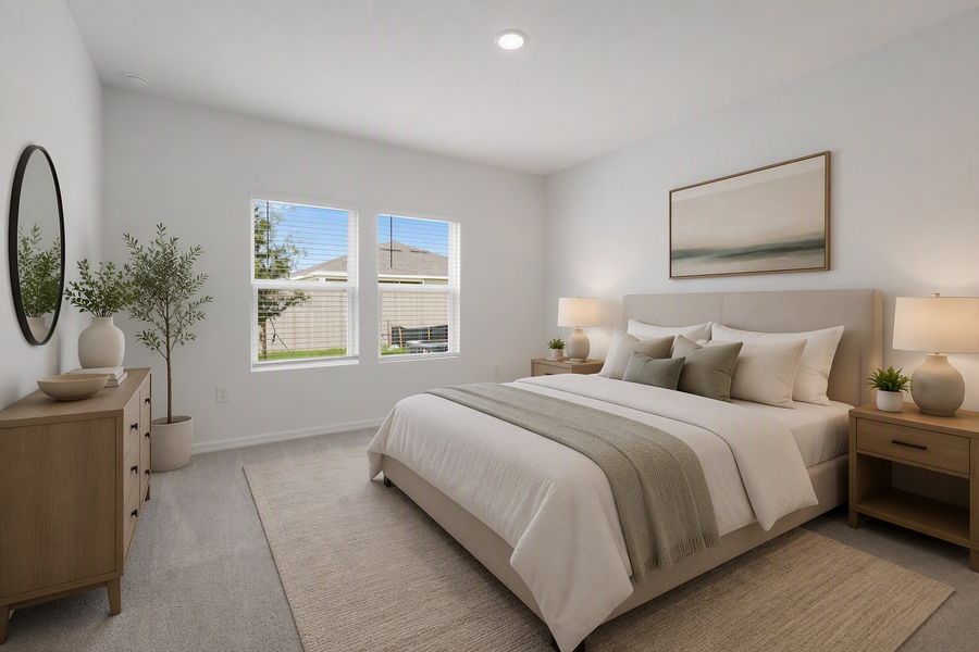Representative furnished interior of a home built from the Sage by Taylor Morrison in Coopers Meadow, Jacksonville (Image 6).