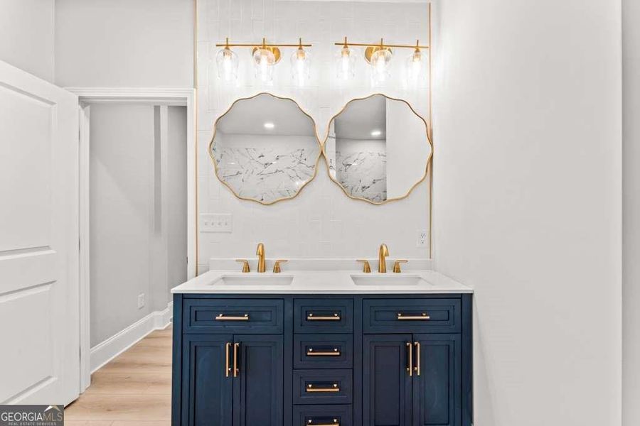 Furnished interior view inside a new home in , Atlanta (Image 10).