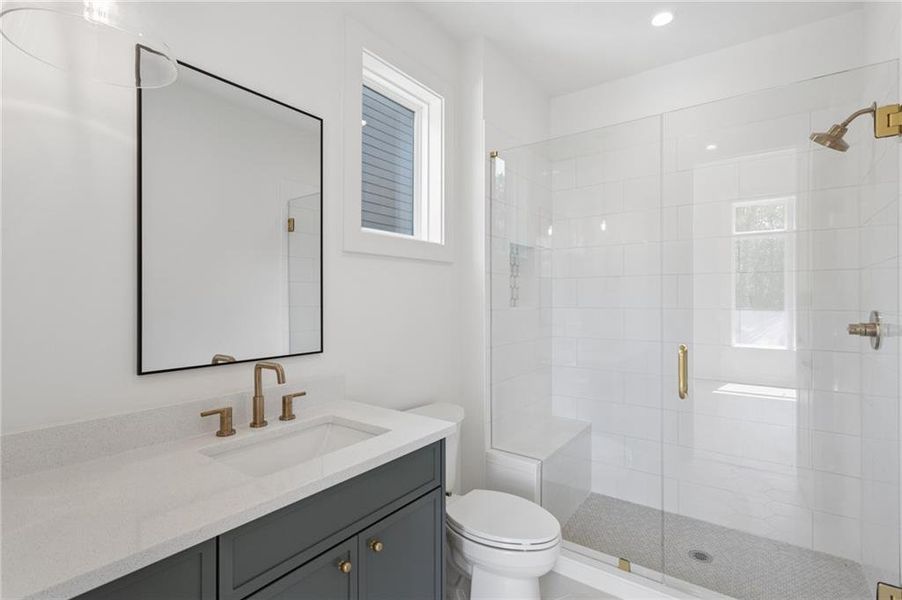 Furnished interior view inside a new home in , Atlanta (Image 14).