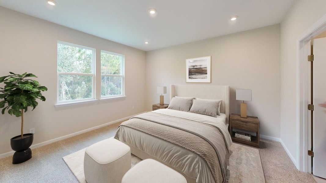 Furnished interior view inside a new home in RiverTown - Forest, St. Johns (Image 5).