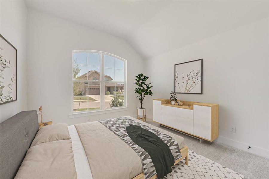 Furnished interior view inside a new home in Tavolo Park, Fort Worth (Image 12).