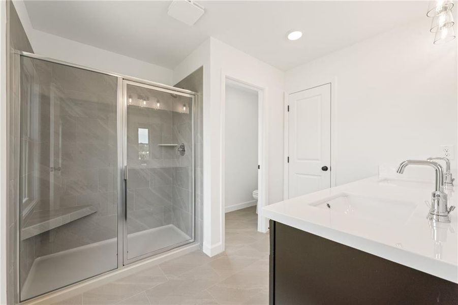 Furnished interior view inside a new home in Wilkins Walk, Mableton (Image 10).