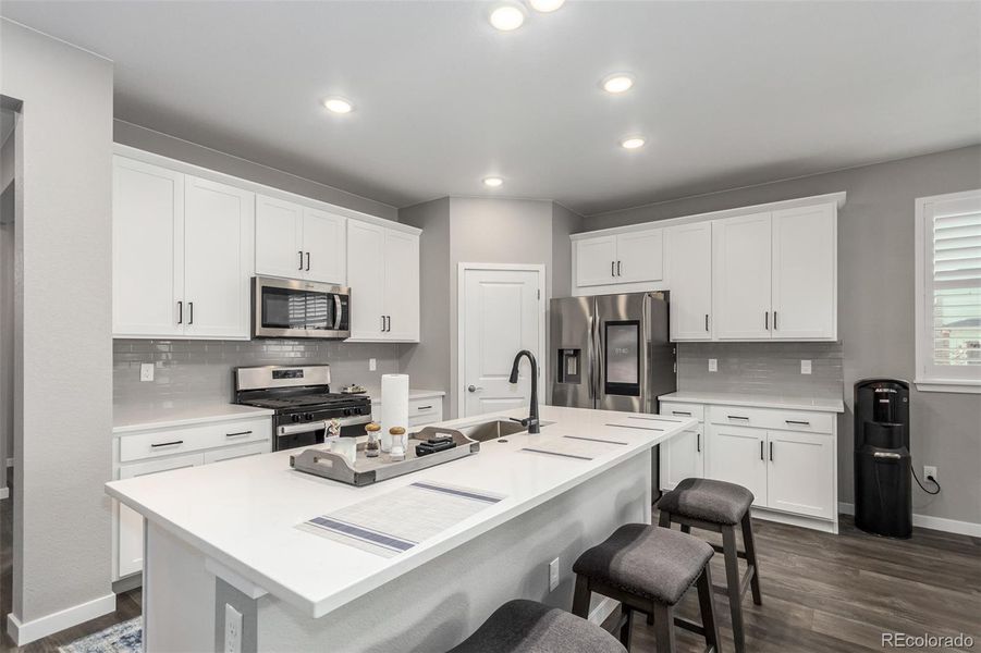 Furnished interior view inside a new home in , Aurora (Image 12).